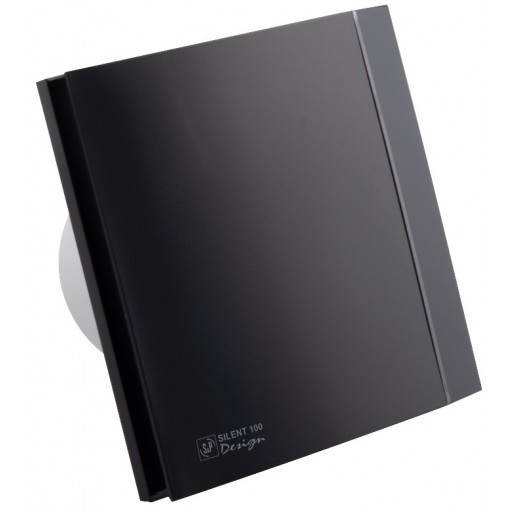 Вытяжной вентилятор Soler&Palau Silent-200 CRZ Matt Black Design
