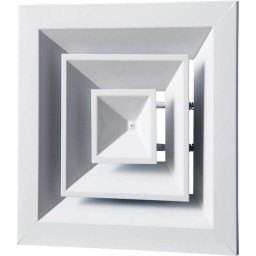 Диффузор потолочный приточно-вытяжной алюминиевый Вентс ДП 260х260 Диффузор потолочный приточно-вытяжной алюминиевый Вентс ДП 260х260