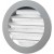 Вентиляционная решетка круглая алюминиевая DEC DSAV 80