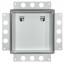 Вентиляционная решетка металлическая под плитку Homy Air Pro AP100W Вентиляционная решетка металлическая под плитку Homy Air Pro AP100W
