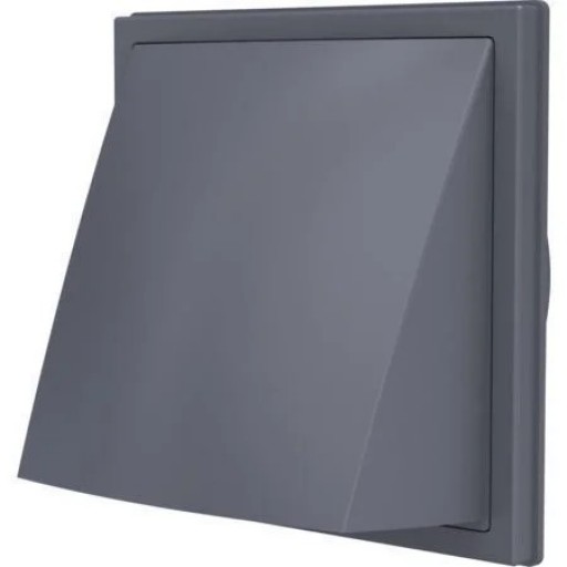 Вентиляционный колпак квадратный пластиковый Era 2121К16ФВ (Серый)