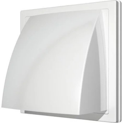 Вентиляционный колпак квадратный пластиковый Era 1515К10ФВ (Белый)