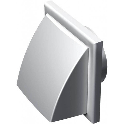 Вентиляционный колпак квадратный пластиковый Вентс МВ 102 ВК (Белый)