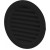 Вентиляционная решетка круглая пластиковая Вентс МВ 100 бВс (Черная)