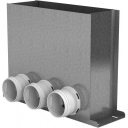 Пленум напольный металлический Vents FlexiVent 0821300x100/75x3 / DN75 Пленум напольный металлический Vents FlexiVent 0821300x100/75x3 / DN75