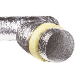 Гибкий тепло- и шумоизолированный алюминиевый воздуховод Airone СОНО A2 (Hard) 100/10