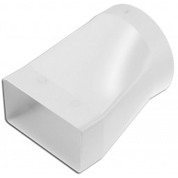 Соединитель пластиковый для прямоугольных воздуховодов с круглыми 90х220/Ø150 (92SP15KP)