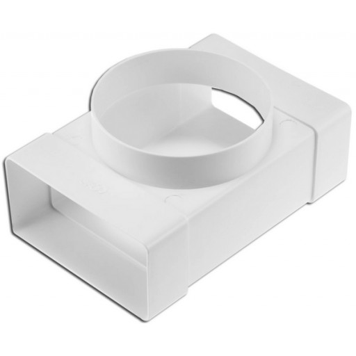 Тройник пластиковый для прямоугольных и круглых воздуховодов 90х220/Ø150 (92TF15P)