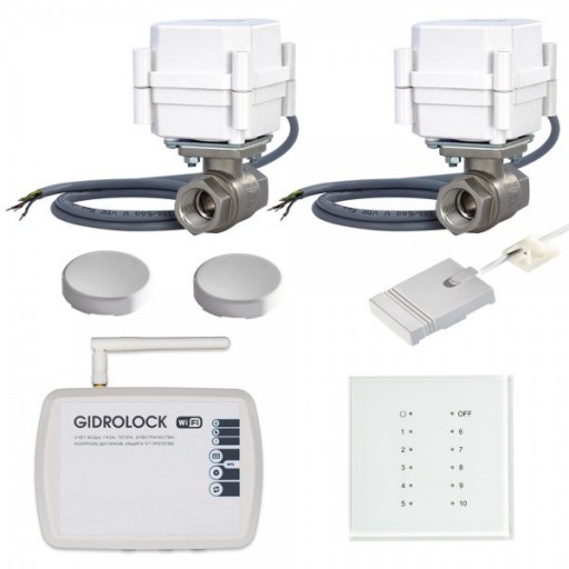 Система защиты от протечек Gidrolock RADIO + Wi-Fi 1/2