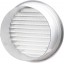 Вентиляционная решетка круглая алюминиевая с защитной сеткой от насекомых DEC DWRA 100 S