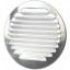 Вентиляционная решетка круглая алюминиевая с защитной сеткой от насекомых DEC DWRA 100 S