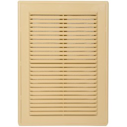 Разборная решетка прямоугольная пластиковая Вентс МВ 125с (Бежевая)