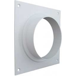 Пластина пластиковая c фланцем для круглых воздуховодов Ø100 (15/100)